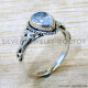 Rainbow Moonstone 925 Sterling Silver Ring (SJWR-2714) Rainbow Moonstone 925 Sterling Silver Ring (SJWR-2714)