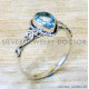 Blue Topaz 925 Sterling Silver Ring (SJWR-2715) Blue Topaz 925 Sterling Silver Ring (SJWR-2715)