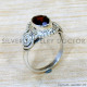 Garnet 925 Sterling Silver Ring (SJWR-2723) Garnet 925 Sterling Silver Ring (SJWR-2723)