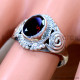 Garnet 925 Sterling Silver Ring (SJWR-2723) Garnet 925 Sterling Silver Ring (SJWR-2723)