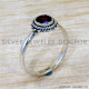 Garnet 925 Sterling Silver Ring (SJWR-2726) Garnet 925 Sterling Silver Ring (SJWR-2726)