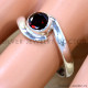 Garnet 925 Sterling Silver Ring (SJWR-2730) Garnet 925 Sterling Silver Ring (SJWR-2730)