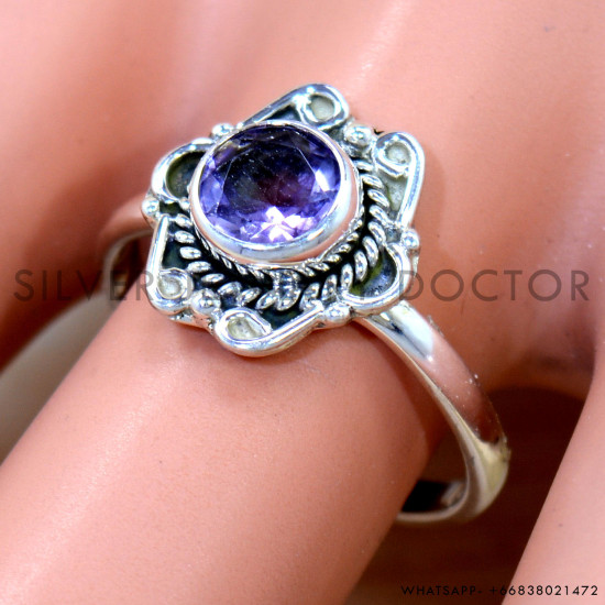 Amethyst 925 Sterling Silver Ring (SJWR-2733) Amethyst 925 Sterling Silver Ring (SJWR-2733)