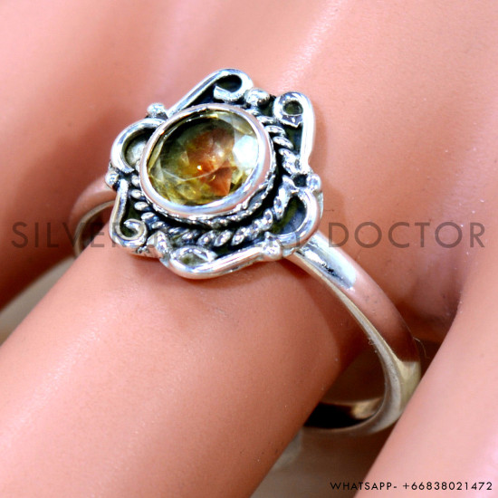 Citrine 925 Sterling Silver Ring (SJWR-2735) Citrine 925 Sterling Silver Ring (SJWR-2735)