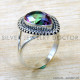 Mystic Topaz 925 Sterling Silver Ring (SJWR-2738) Mystic Topaz 925 Sterling Silver Ring (SJWR-2738)
