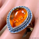 Amber 925 Sterling Silver Ring (SJWR-2740) Amber 925 Sterling Silver Ring (SJWR-2740)