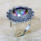Mystic Topaz 925 Sterling Silver Ring (SJWR-2741) Mystic Topaz 925 Sterling Silver Ring (SJWR-2741)