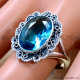 Blue Topaz 925 Sterling Silver Ring (SJWR-2743) Blue Topaz 925 Sterling Silver Ring (SJWR-2743)
