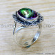 Mystic Topaz 925 Sterling Silver Ring (SJWR-2744) Mystic Topaz 925 Sterling Silver Ring (SJWR-2744)