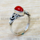 Coral 925 Sterling Silver Ring (SJWR-2747) Coral 925 Sterling Silver Ring (SJWR-2747)