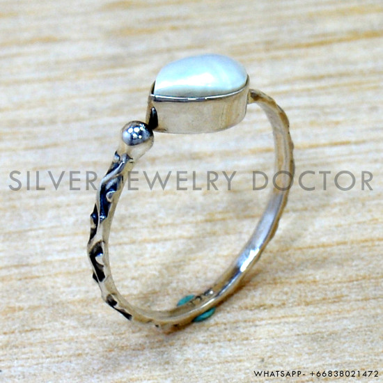 Pearl 925 Sterling Silver Ring (SJWR-2749) Pearl 925 Sterling Silver Ring (SJWR-2749)