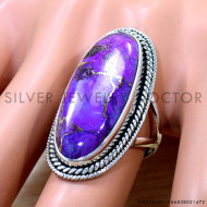 Copper Turquoise 925 Sterling Silver Ring (SJWR-2766) Copper Turquoise 925 Sterling Silver Ring (SJWR-2766)