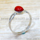 Coral 925 Sterling Silver Ring (SJWR-2769) Coral 925 Sterling Silver Ring (SJWR-2769)
