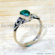 Emerald 925 Sterling Silver Ring (SJWR-2772) Emerald 925 Sterling Silver Ring (SJWR-2772)