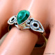 Emerald 925 Sterling Silver Ring (SJWR-2772) Emerald 925 Sterling Silver Ring (SJWR-2772)