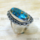 Copper Turquoise 925 Sterling Silver Ring (SJWR-2782)