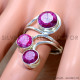 Ruby 925 Sterling Silver Ring (SJWR-2797) Ruby 925 Sterling Silver Ring (SJWR-2797)