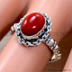 Coral 925 Sterling Silver Ring (SJWR-2799) Coral 925 Sterling Silver Ring (SJWR-2799)