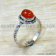 Carnelian 925 Sterling Silver Ring (SJWR-2803) Carnelian 925 Sterling Silver Ring (SJWR-2803)