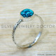 Turquoise 925 Sterling Silver Ring (SJWR-2823)