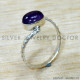 Amethyst 925 Sterling Silver Ring (SJWR-2827)