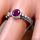 Ruby 925 Sterling Silver Ring (SJWR-2836)
