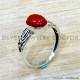 Coral 925 Sterling Silver Ring (SJWR-2842)