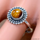 Tiger Eye 925 Sterling Silver Ring (SJWR-2844)