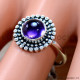 Amethyst 925 Sterling Silver Ring (SJWR-2846)