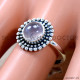 Rose Quartz 925 Sterling Silver Ring (SJWR-2847)
