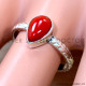 Coral 925 Sterling Silver Ring (SJWR-2852)