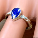 Sapphire 925 Sterling Silver Ring (SJWR-2853)