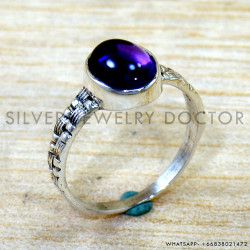 Amethyst 925 Sterling Silver Ring (SJWR-2856)