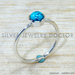 Turquoise 925 Sterling Silver Ring (SJWR-2875)