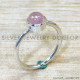 Rose Quartz 925 Sterling Silver Ring (SJWR-2876)
