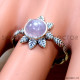 Rose Quartz 925 Sterling Silver Ring (SJWR-2886)