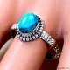 Turquoise 925 Sterling Silver Ring (SJWR-2896)