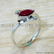 Ruby 925 Sterling Silver Ring (SJWR-2899)