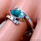 Emerald 925 Sterling Silver Ring (SJWR-2900)