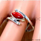 Coral 925 Sterling Silver Ring (SJWR-2902)