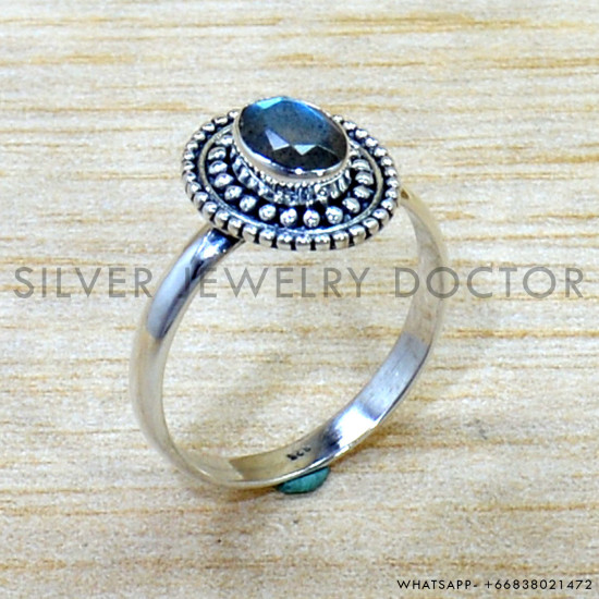 Labradorite 925 Sterling Silver Ring (SJWR-2909)