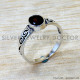 Garnet 925 Sterling Silver Ring (SJWR-2917)