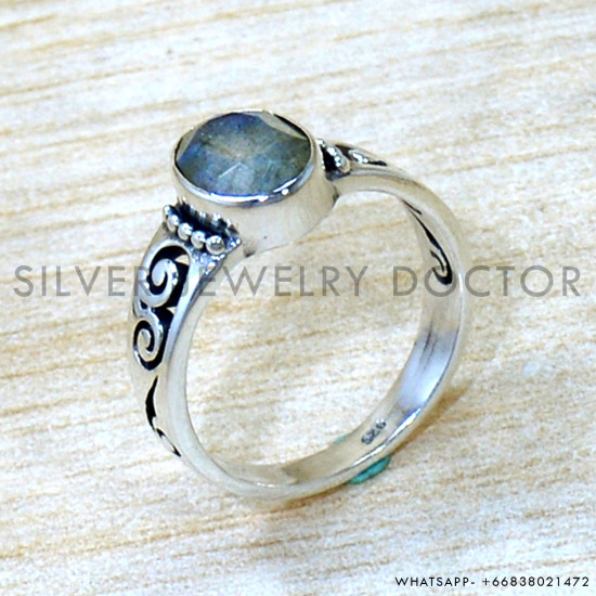 Labradorite 925 Sterling Silver Ring (SJWR-2921)