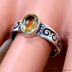 Citrine 925 Sterling Silver Ring (SJWR-2923)