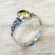 Citrine 925 Sterling Silver Ring (SJWR-2923)