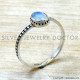 Rainbow Moonstone 925 Sterling Silver Ring (SJWR-2928)