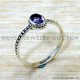 Amethyst 925 Sterling Silver Ring (SJWR-2932)