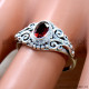 Garnet 925 Sterling Silver Ring (SJWR-2937)