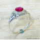 Ruby 925 Sterling Silver Ring (SJWR-2944)
