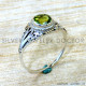 Peridot 925 Sterling Silver Ring (SJWR-2945)